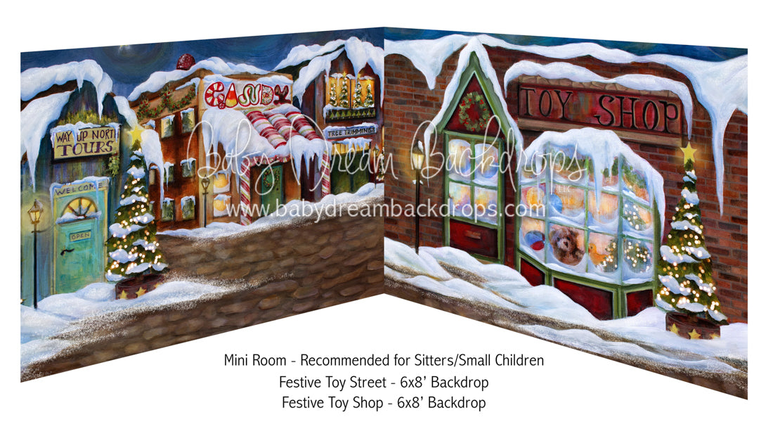 Festive Toy Shop and Street