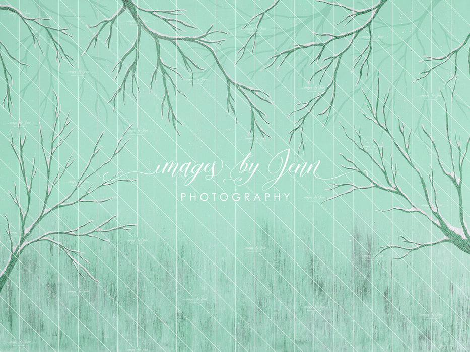 Mint Green Snowy Drop (JG)