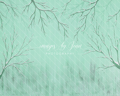 Mint Green Snowy Drop (JG)