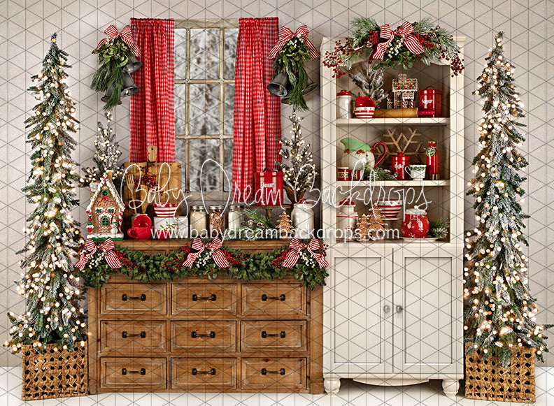 Mistletoe Kitchen Trees (JA)