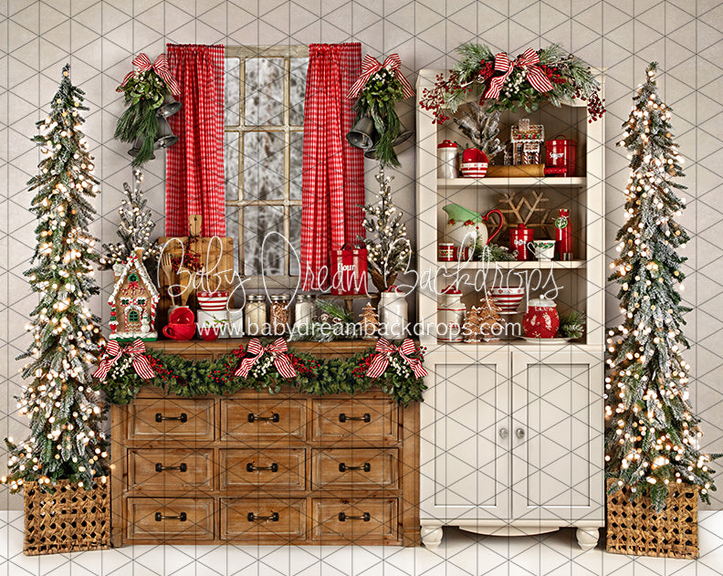 Mistletoe Kitchen Trees (JA)