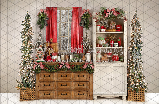 Mistletoe Kitchen Trees (JA)