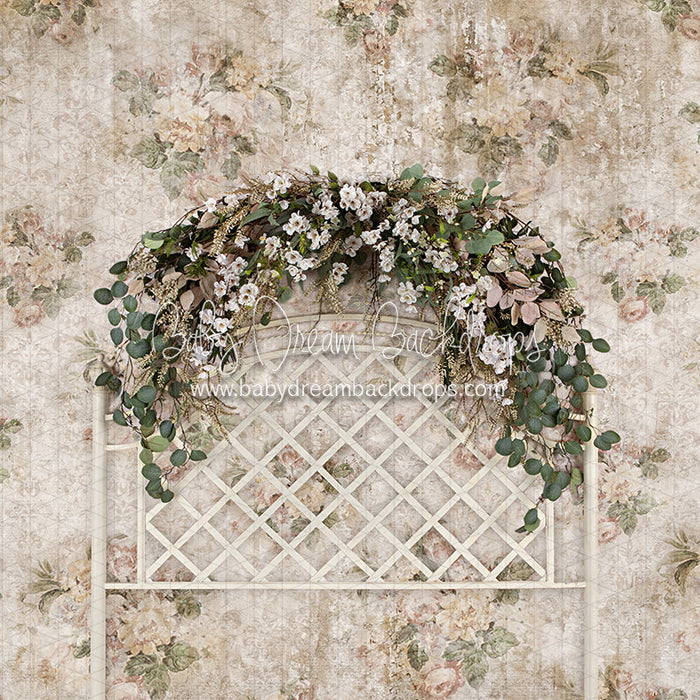 X Drop mommy spring tea headboard queen