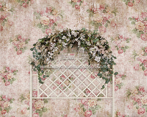 Mommy Spring Tea Pink Headboard (Queen)