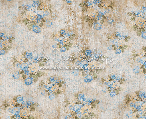 Mommy Spring Tea Wallpaper Blue