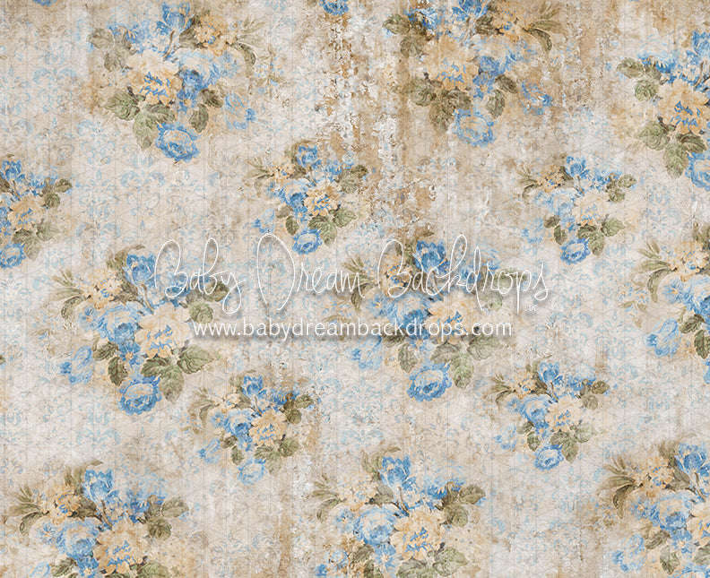 Mommy Spring Tea Wallpaper Blue