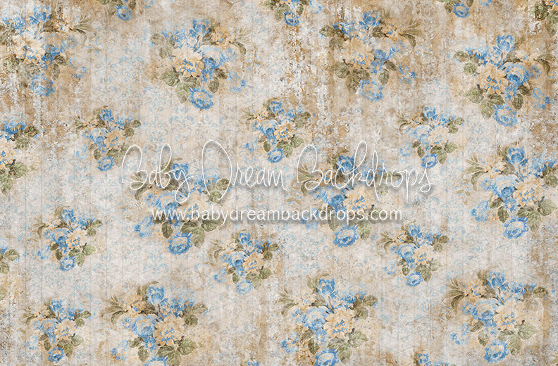 Mommy Spring Tea Wallpaper Blue