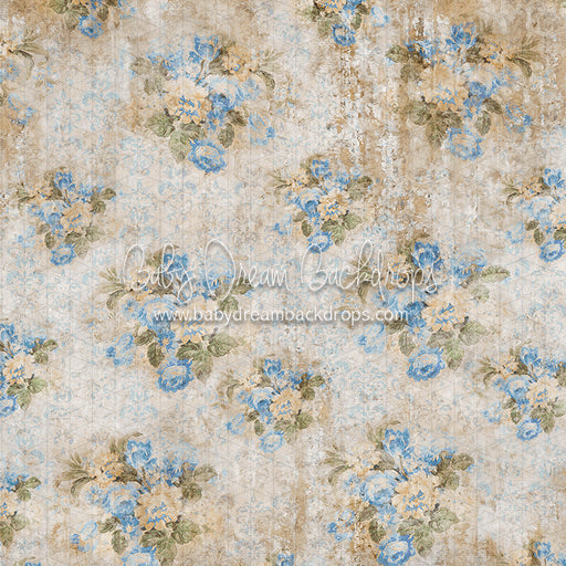 Mommy Spring Tea Wallpaper Blue