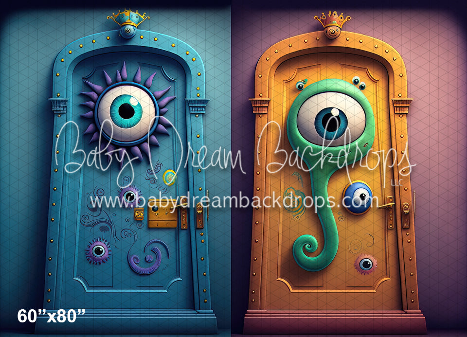 monsters inc blue door Monster Co. Doors 6 (MD)