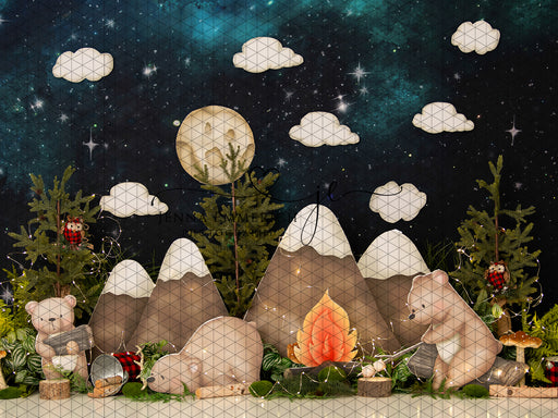 Moonlight Camping Bears (JE)