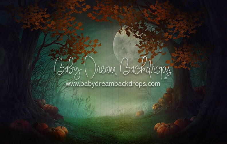 Moonlit Halloween Path