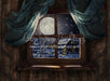 Moonlit Holiday Window 