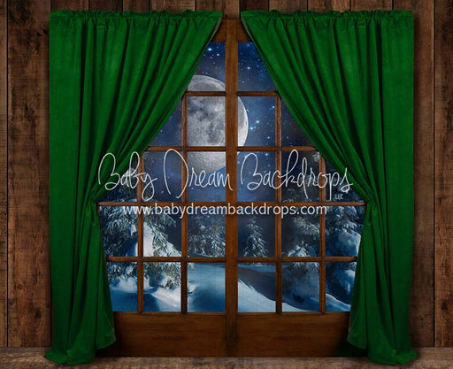 Moonlit Magic Window Green
