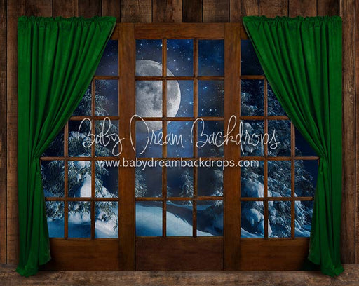 Moonlit Magic Window Green