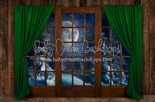 Moonlit Magic Window Green