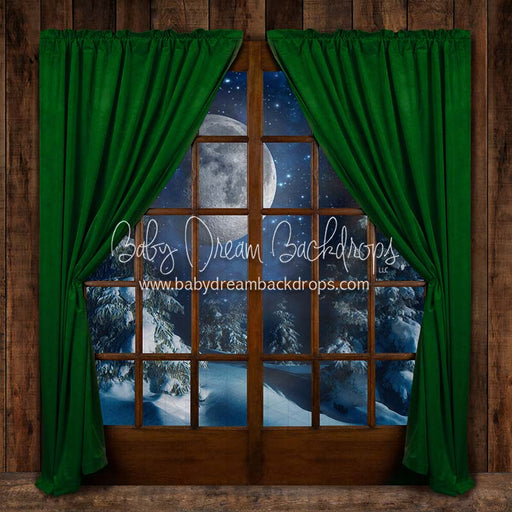 Moonlit Magic Window Green