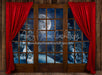Moonlit Magic Window Red