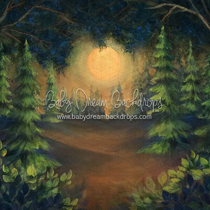 X Drop moonlit wilderness