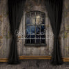 Moonlit Mansion Window 8x8