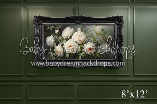 Moss Wainscott Floral Wall (VR)