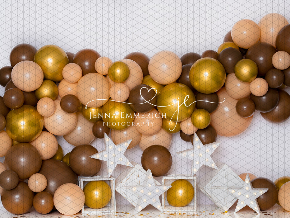 Muted Balloon Garland