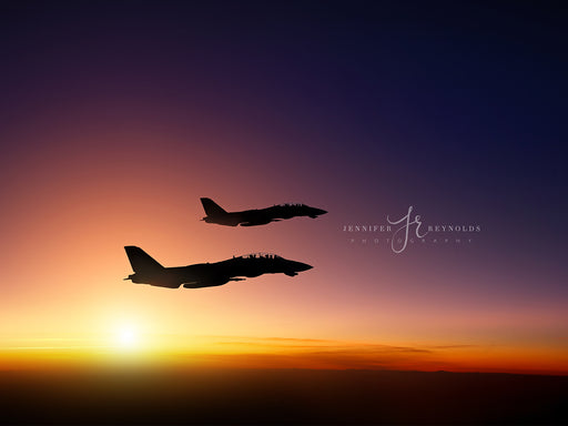 Navy Flight Silhouette - 60x80 - JR
