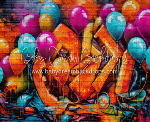 Neon Graffiti Balloons (JA)