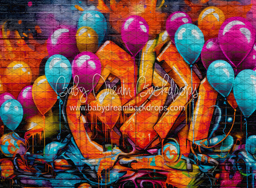 Neon Graffiti Balloons (JA)