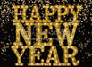 New Year Marquee Gold