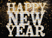New Year Marquee White