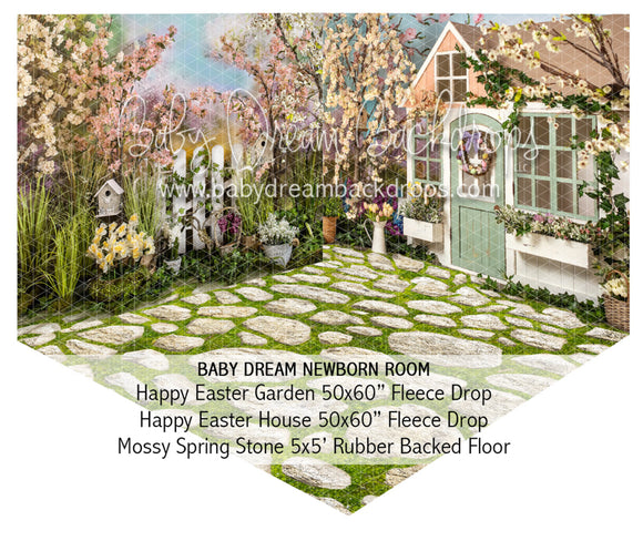 Happy Easter Garden and Happy Easter House Newborn Room