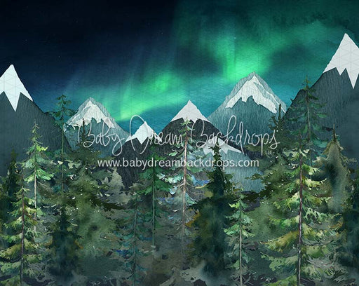 Northern Nights with Trees