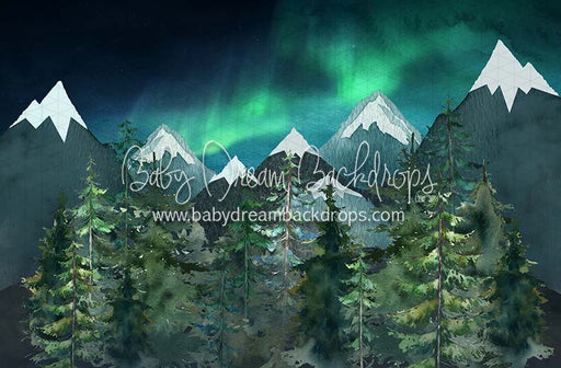 Northern Nights with Trees