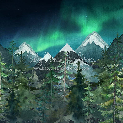 Northern Nights with Trees