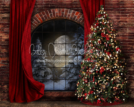 Northern Nook Window Curtains Tree (JA)