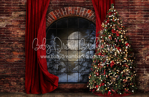 Northern Nook Window Curtains Tree (JA)