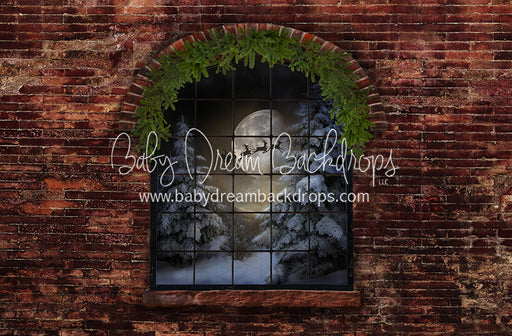 Northern Nook Window (Santa Greens)
