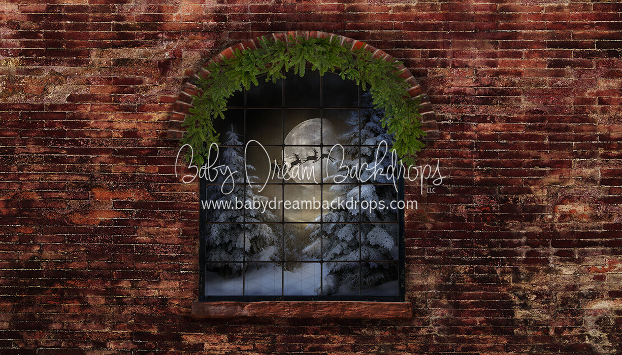 Northern Nook Window (Santa Greens)