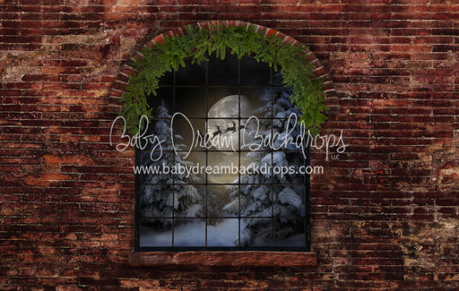 Northern Nook Window (Santa Greens)