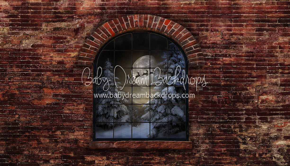 X Drop northern nook window santa