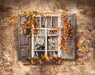 October Window Backdrop
