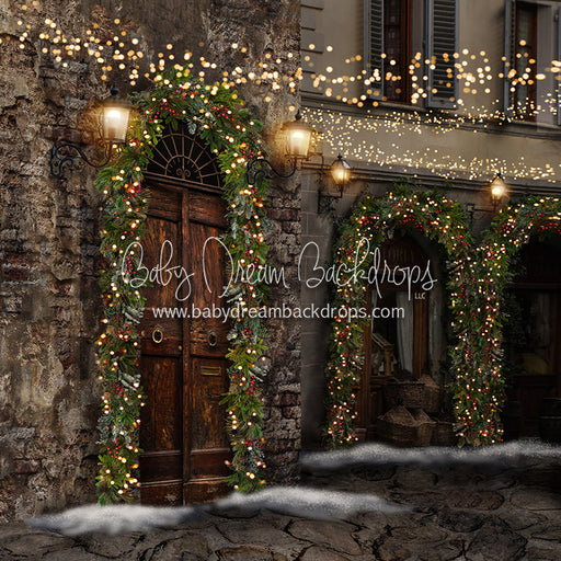 Old City Christmas Left Street