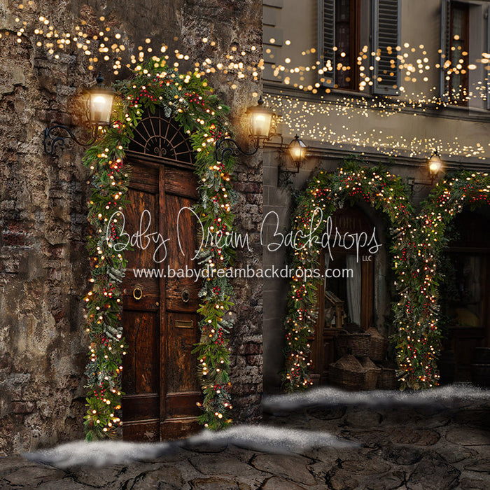 Old City Christmas Left Street