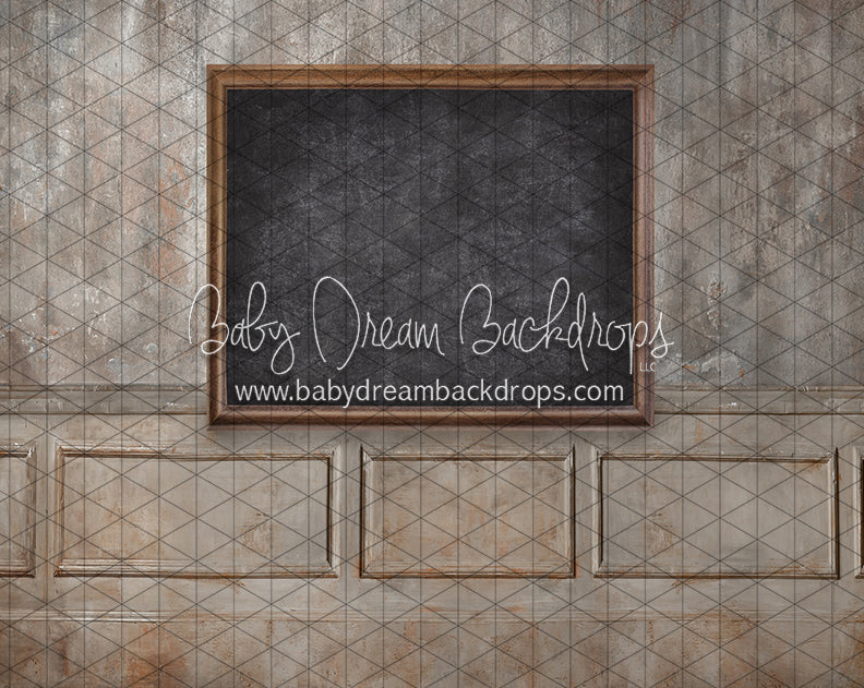 Old School House Chalk Board (Blank) (JA)