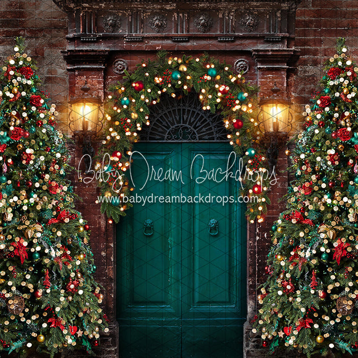 X Drop old world christmas welcome cc