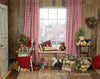 Old Time Christmas Window DECORATED 8x10 - SD