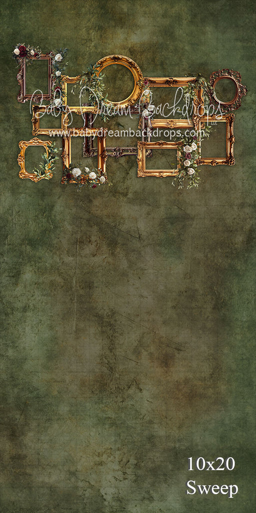 Olive Frame with Flowers (VR)