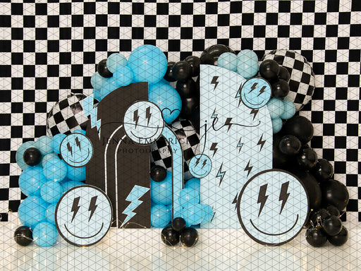 One HAPPY Dude Blue and Black (JE)