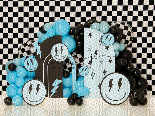 One HAPPY Dude Blue and Black (JE)