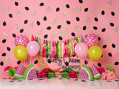 One in a melon party 60hx80w AH (matte fleece)